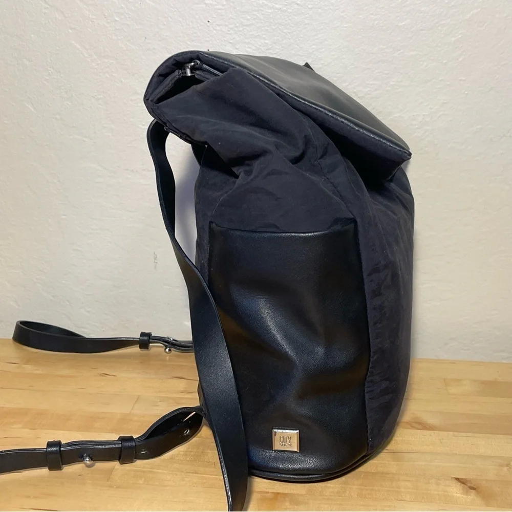 City DKNY small Tilly backpack leather and fabric